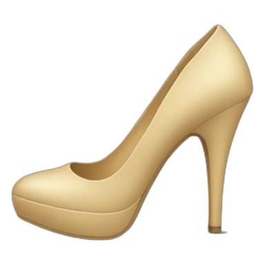 blond woman just high heels sticker