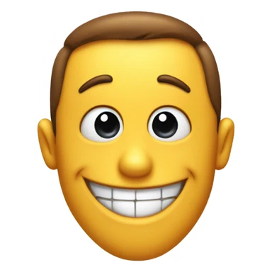 Smiley with smirk and heart eyes sticker