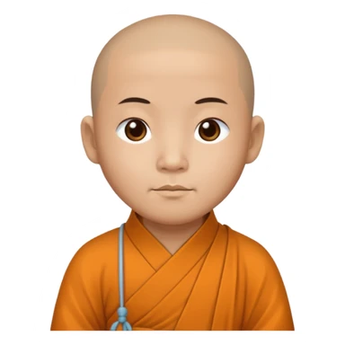 Chinese monk  sticker