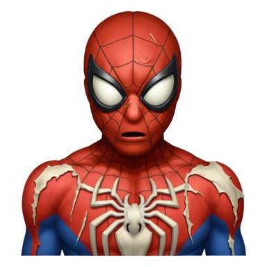 HOMEM ARANHA ZUMBI ROSTO sticker