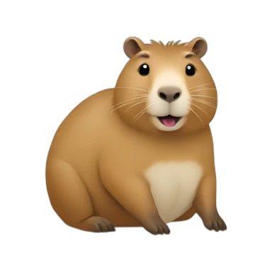 capybara on a vacation sticker