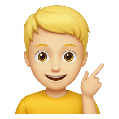 whistling innocent yellow smiley sticker