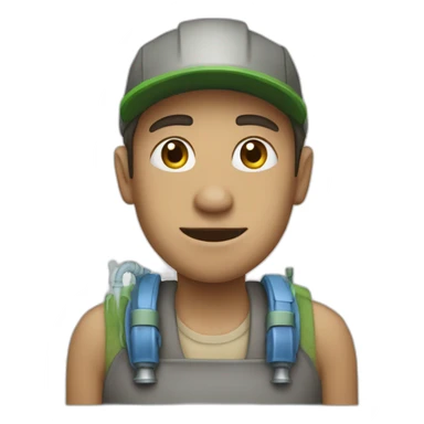 human-irrigator sticker