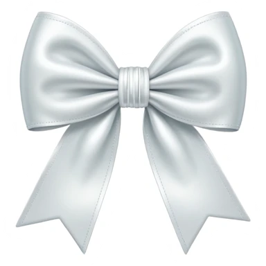 Cute little bow white sticker