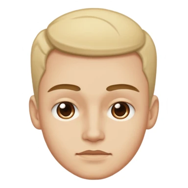  con una mandíbula muy marcada y con una ceja levantada y la otra abajo sticker