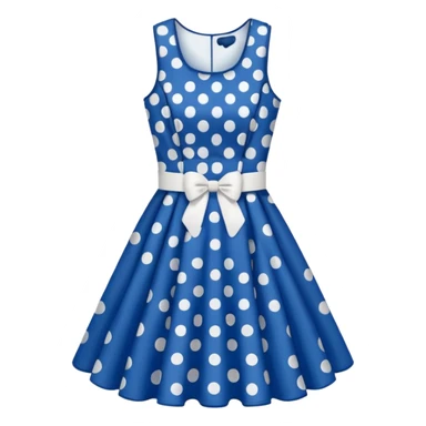 design of mini dress with blue color and little white sticker