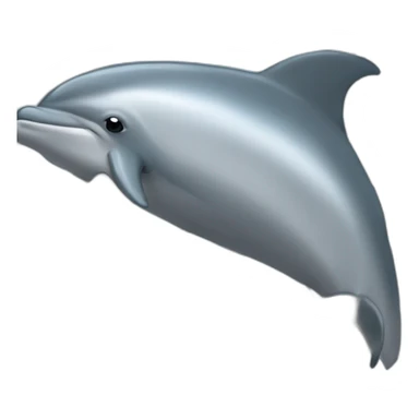 dolphin in chainmail sticker