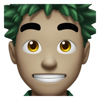 Vigilante Deku scary sticker