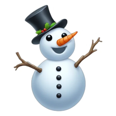 snowman sticker