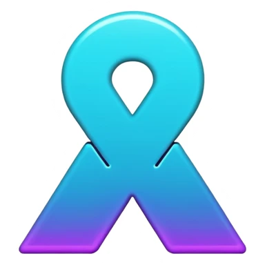 futuristic minimalistic emoji icon, letter "S" formed by three glowing digital lines representing Storm, Atom and NoizeGames, neon purple (#8B5CF6) and cyan (#00E0FF) on dark background, modern tech style, 1:1 aspect ratio sticker