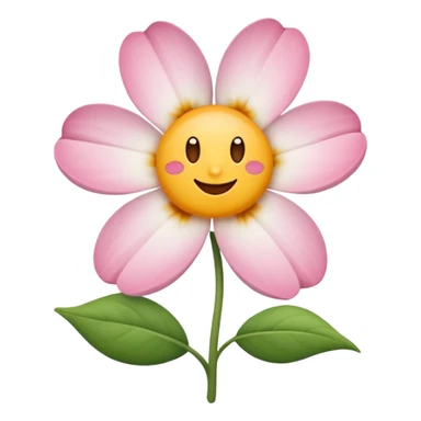 Faça uma flor branca como essa: 🌼 sticker
