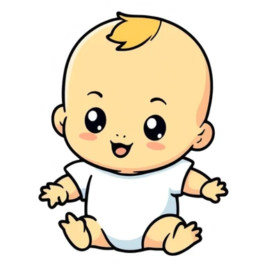 Un bébé trop pressé sticker