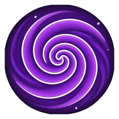 black magic particle sticker