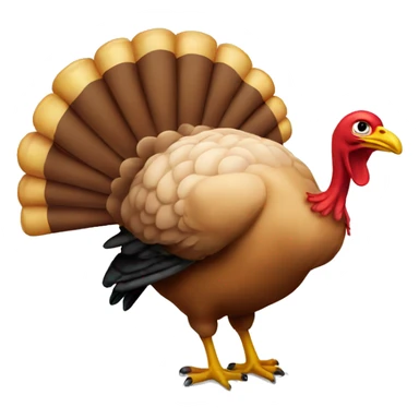 Trump with turkey sticker