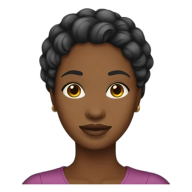 Nigerian woman sticker