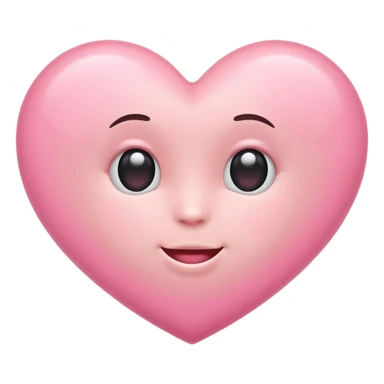 a babypink heart imoji sticker