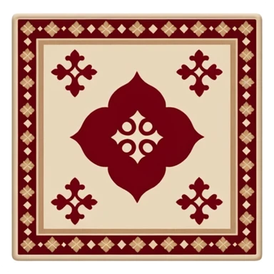 carpet with old design sticker