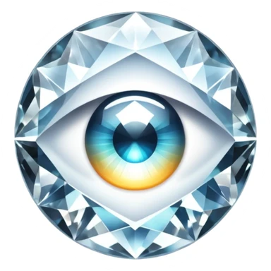 Diamond eyes sticker
