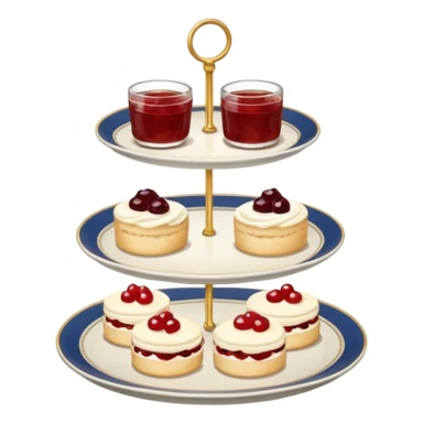 Wnglish afternoon tea sticker