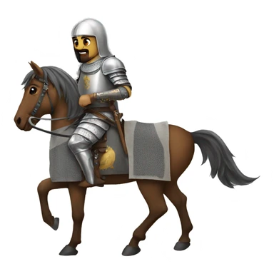 arabic knight sticker