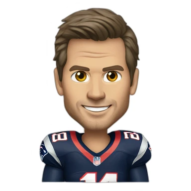 The goat tom brady sticker