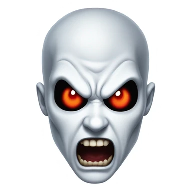 Spiderman as ghost vampire angry sticker