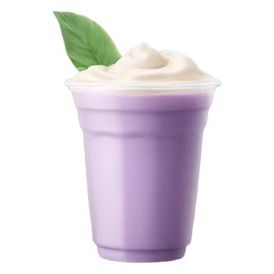 Taro milk tea no boba sticker