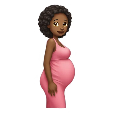 I love my pregnant wife sticker