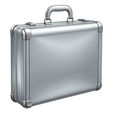 silver briefcase sticker