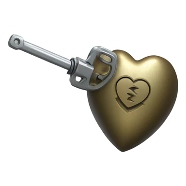 Heart grenade sticker