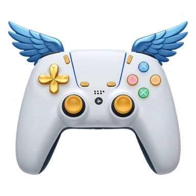 manette ps5 avec les ailes d'anges sticker