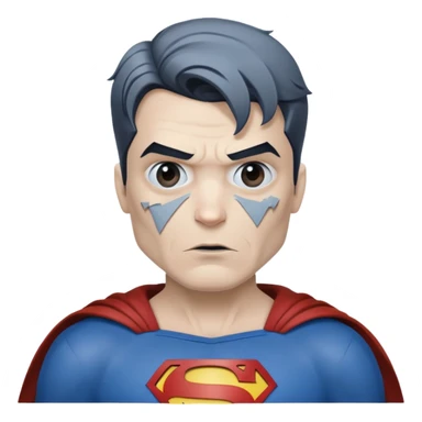 bizarro superman sticker