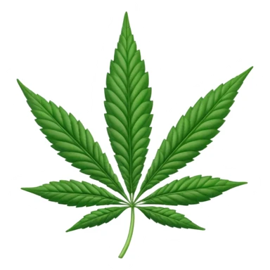 Cannabis leaf with rotation design on our sticker
