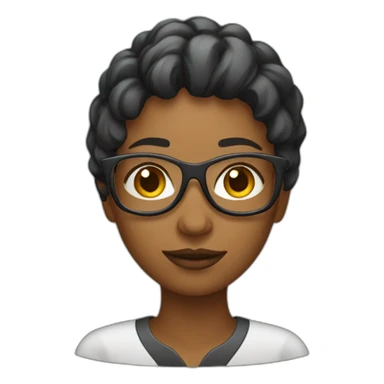 woman software developer sticker