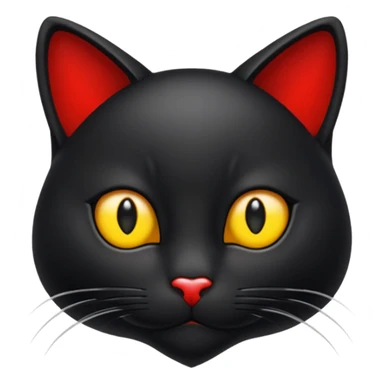 Coeur avec un chat sticker