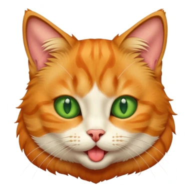 cat with tounge out  sticker