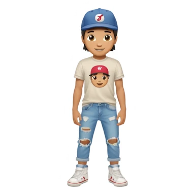 skater boy from 80s sticker