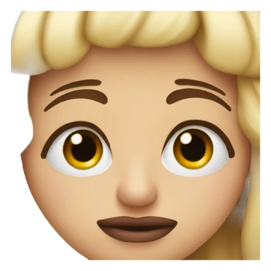 Eyes close and smack lips sticker