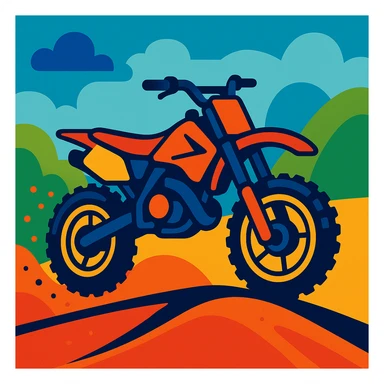 dirtbike sticker