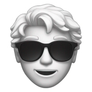 Margor Robbie in dark glasses sticker