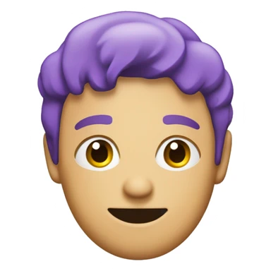 Eine Papiertonne mit lila punkten sticker