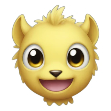 baby Digimon creature sticker