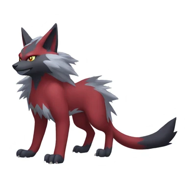 Torracat-Zoroark-Mightyena-Zorua full body sticker