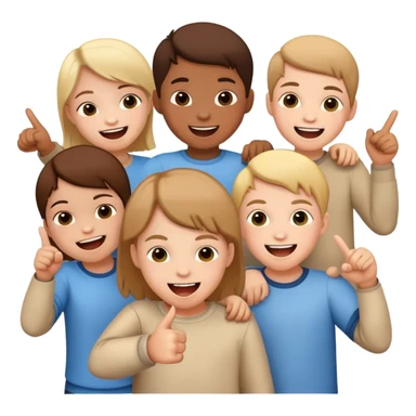 pointing and laughing bullying sticker