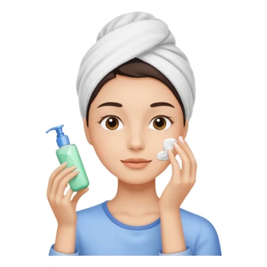 skincare routine sticker