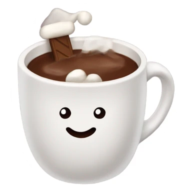 Christmas hot chocolate  sticker