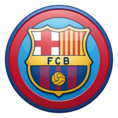 Fc Barcelona logo imoji sticker