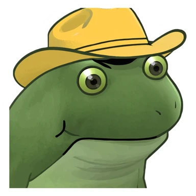 Poop with cowboy hat sticker