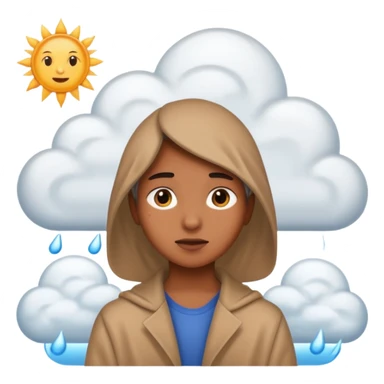 create a realistic different weather situuations sticker