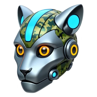 Modern Futuristic Cyber-Greymon-Greninja-Salandit-Pokémon-Digimon-Fakémon-fusion-hybrid-creature sticker